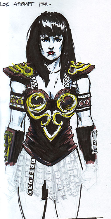 xena coloring pages - photo #47